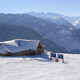 Vista del Valle de Arán desde Baqueira, en el pirineo catalán